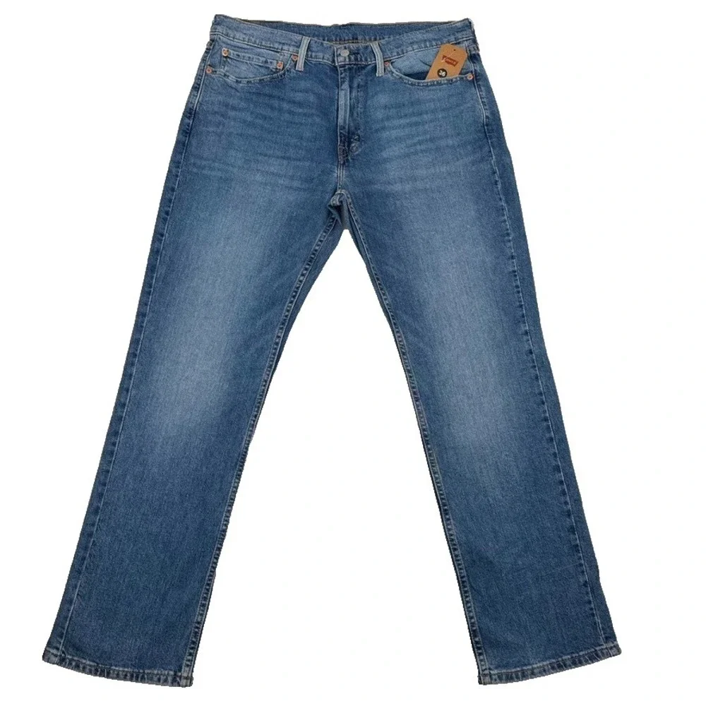 Levi's 514 Straight Leg Jeans Men's 36x32‎ Blue Denim NWT Reclaimed Sustainable